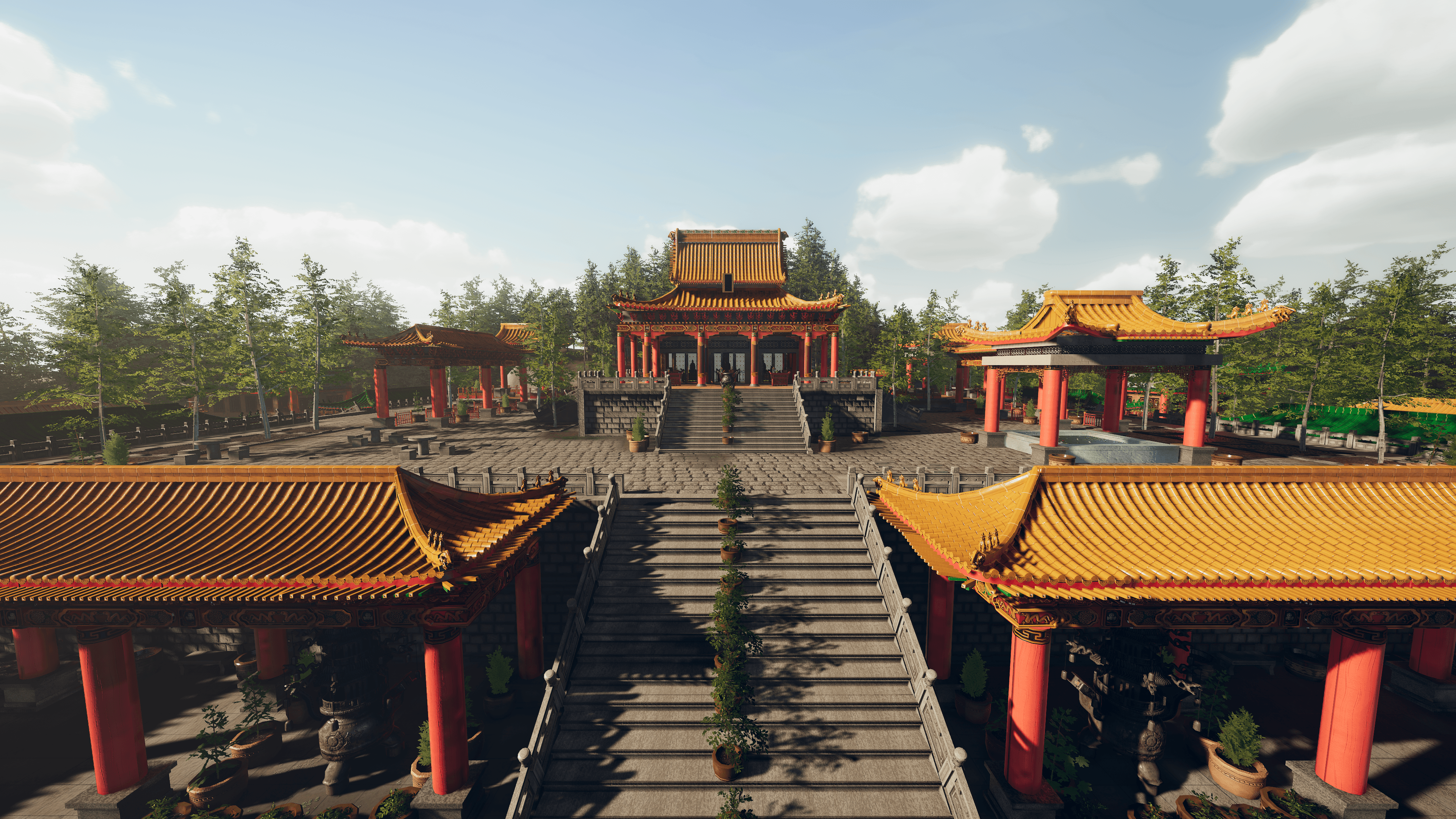 Temple environment
