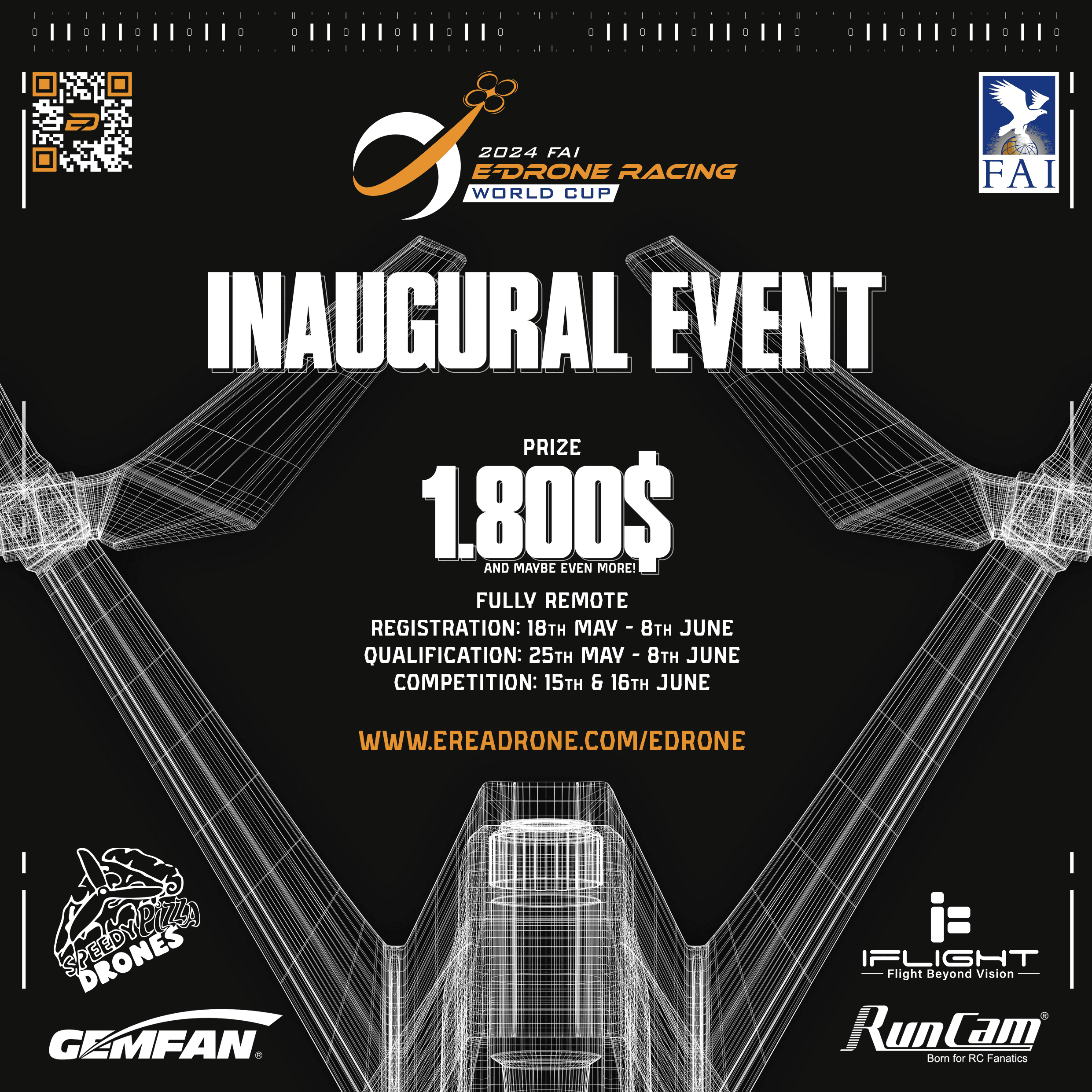 2024 FAI e-Drone Racing World Cup Inaugural Event's cover