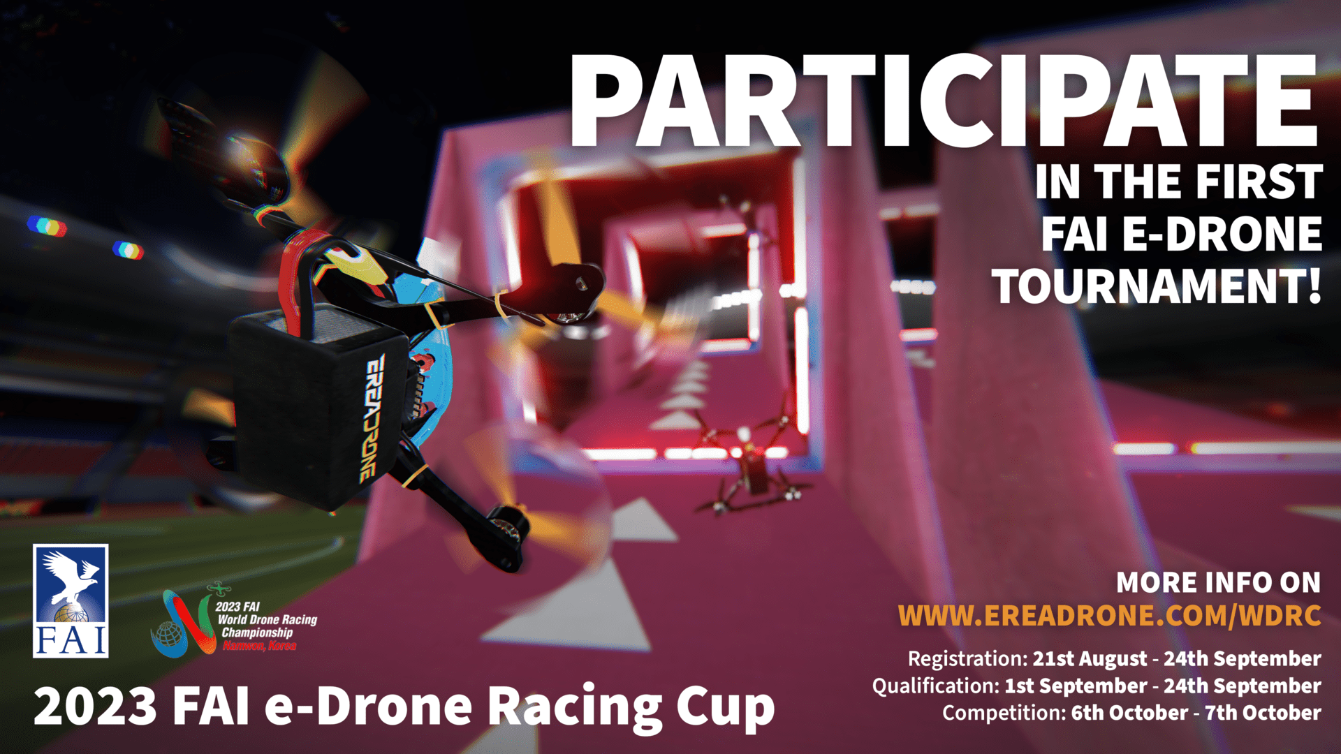 2023 FAI e-Drone Racing Cup's cover